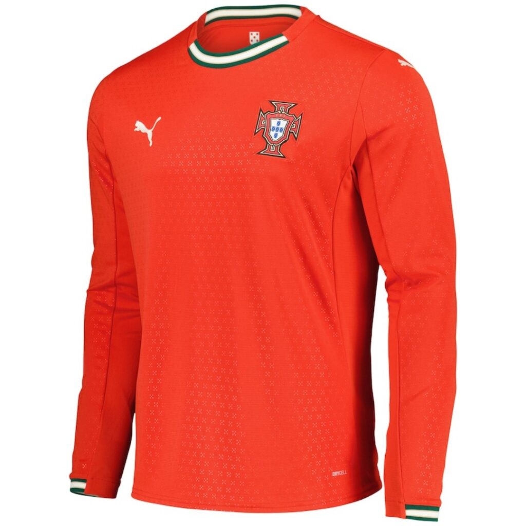 Portugal Home Long Sleeve Jersey 2025 - Cancha Kits