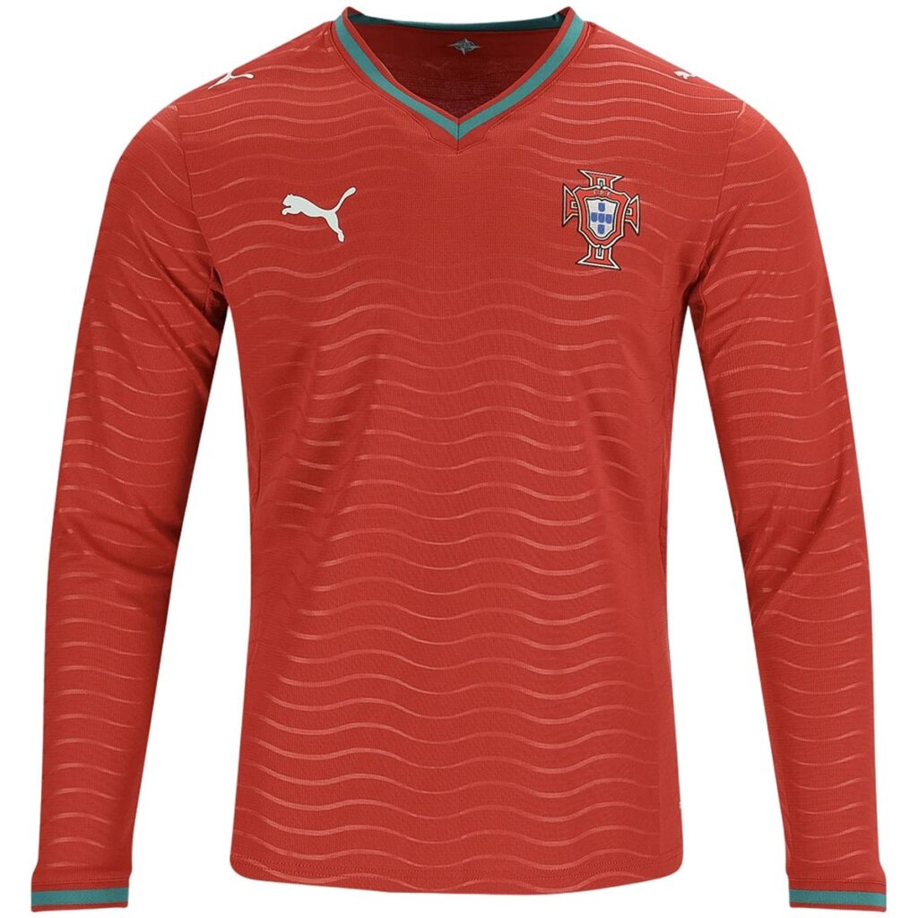 Portugal Home Match Long Sleeve Jersey Player Version World Cup 2026 - Cancha Kits