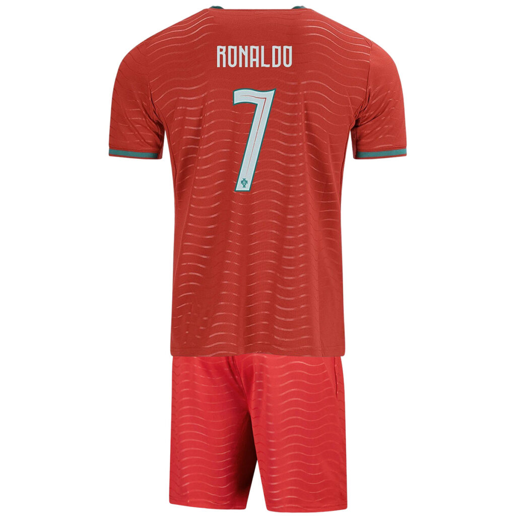 RONALDO #7 Kids Portugal Home Jersey Kit World Cup 2026 - Cancha Kits