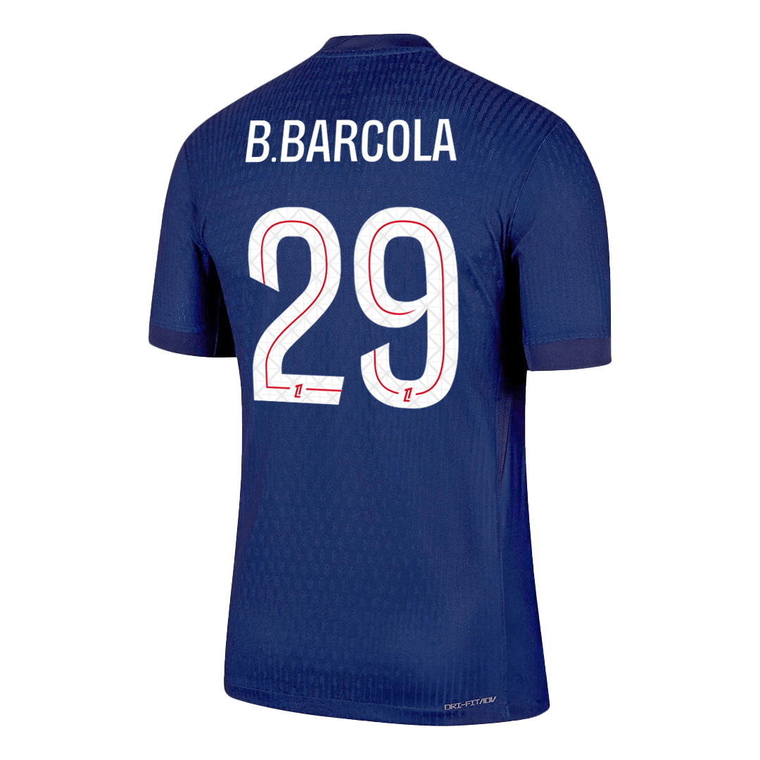 B.BARCOLA #29 PSG Home Match Jersey Player Version 2025/26 — PSG Home 2025/26