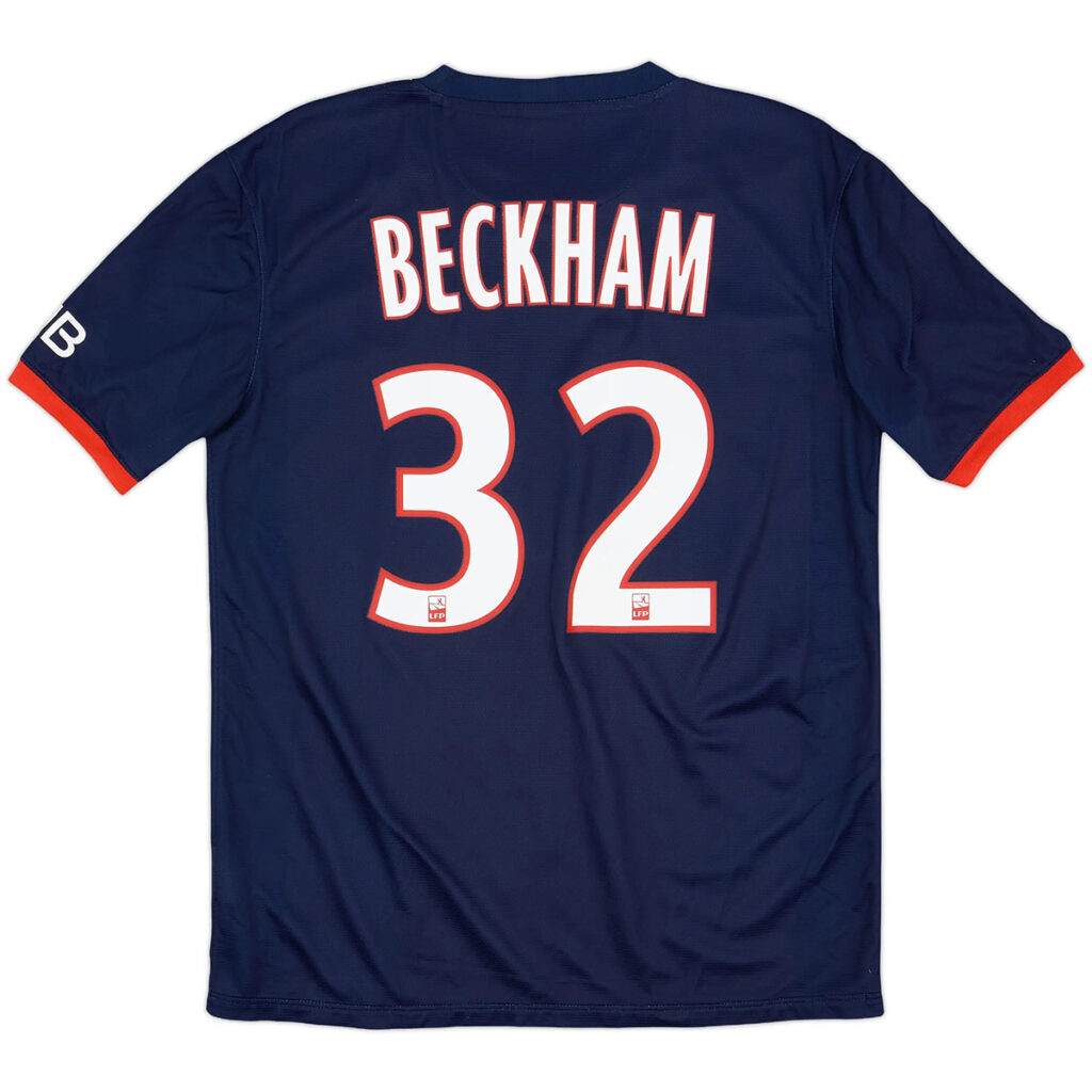 BECKHAM #32 Retro PSG Home Jersey 2013/14 - Cancha Kits
