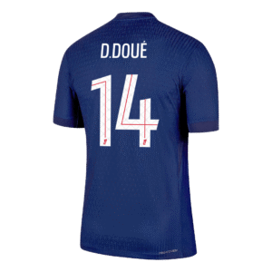 D.DOUÉ #14 PSG Home Match Jersey Player Version 2025/26 - Cancha Kits