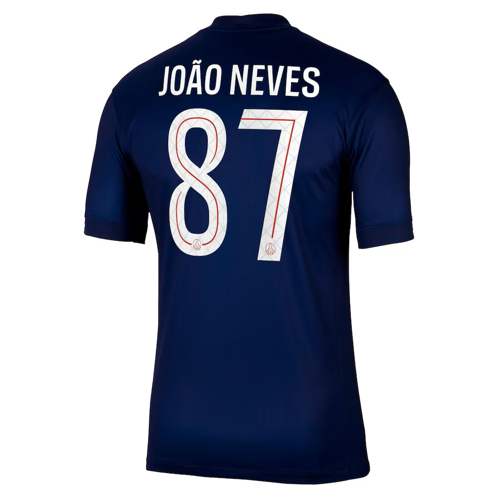 JOÃO NEVES #87 PSG Home Jersey 2025/26 - Cancha Kits