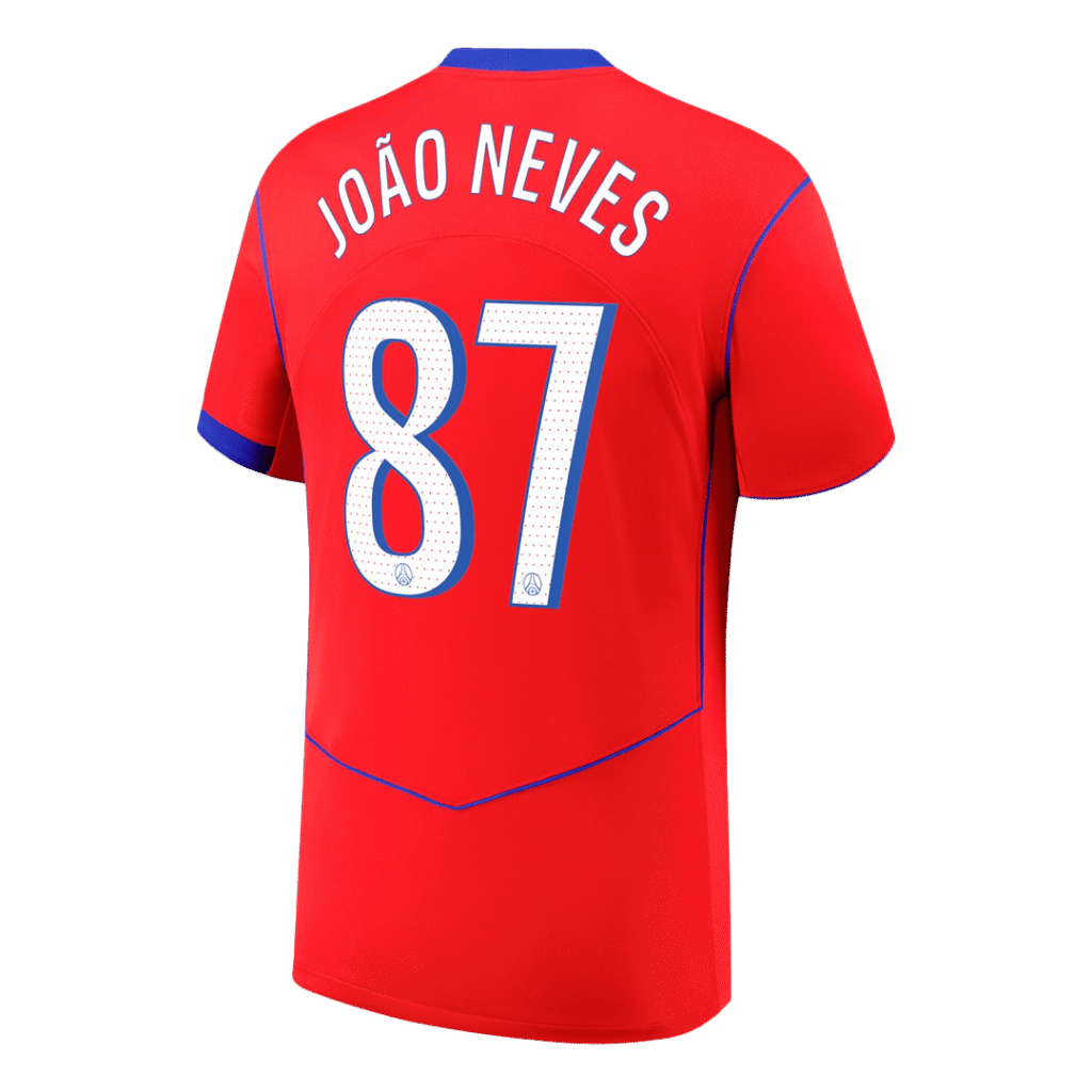 JOÃO NEVES #87 PSG Third Jersey 2025/26 - Cancha Kits