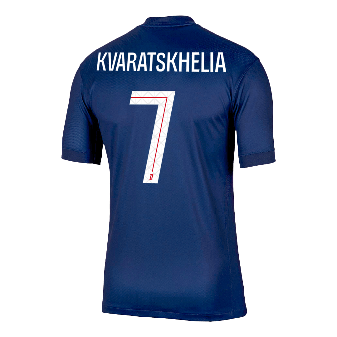 KVARATSKHELIA #7 PSG Home Jersey 2025/26 — PSG Home 2025/26