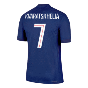 KVARATSKHELIA #7 PSG Home Match Jersey Player Version 2025/26 - Cancha Kits