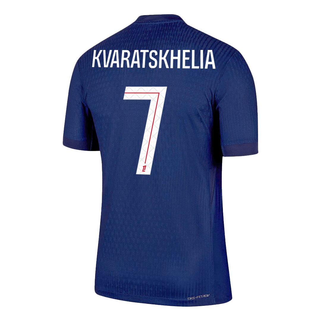 KVARATSKHELIA #7 PSG Home Match Jersey Player Version 2025/26 — PSG Home 2025/26
