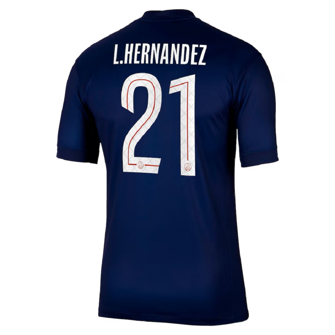 L.HERNANDEZ #21 PSG Home Jersey 2025/26 — PSG Home 2025/26