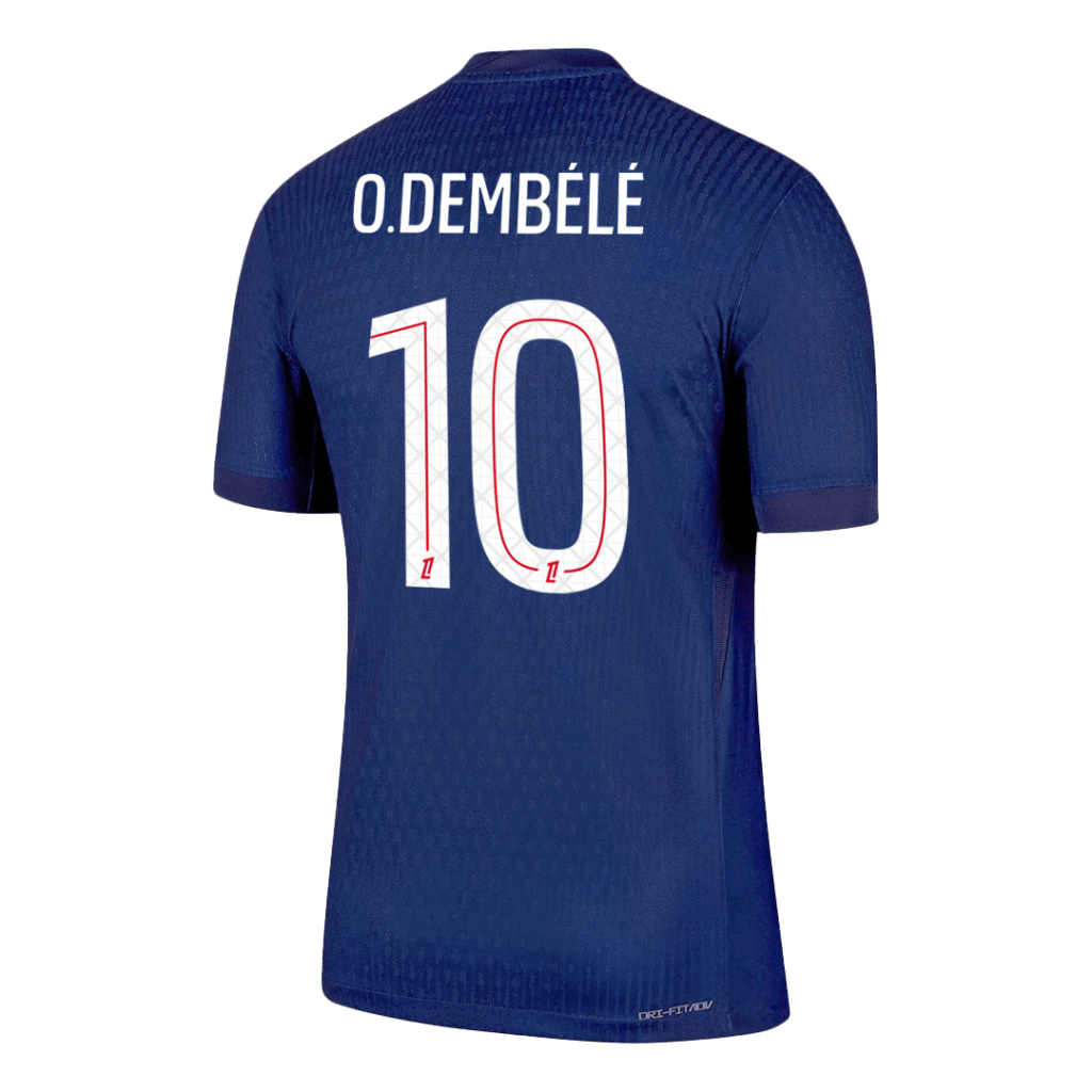 O.DEMBÉLÉ #10 PSG Home Match Jersey Player Version 2025/26 - Cancha Kits