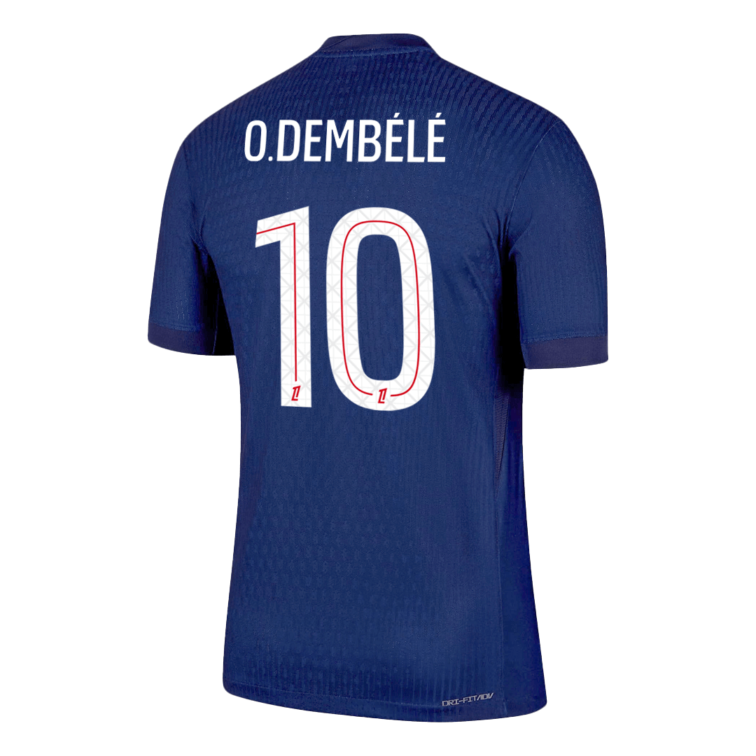 O.DEMBÉLÉ #10 PSG Home Match Jersey Player Version 2025/26 — PSG Home 2025/26