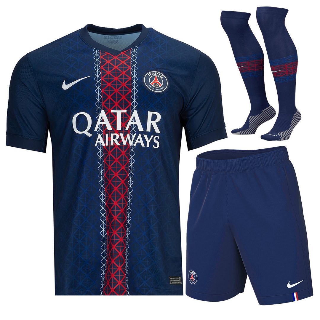 PSG Home Jersey Full Kit 2025/26 — PSG Home 2025/26