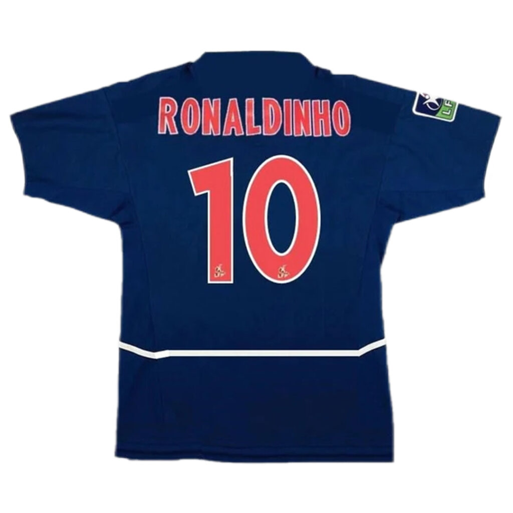 RONALDINHO #10 Retro PSG Home Jersey 2002/03 - Cancha Kits