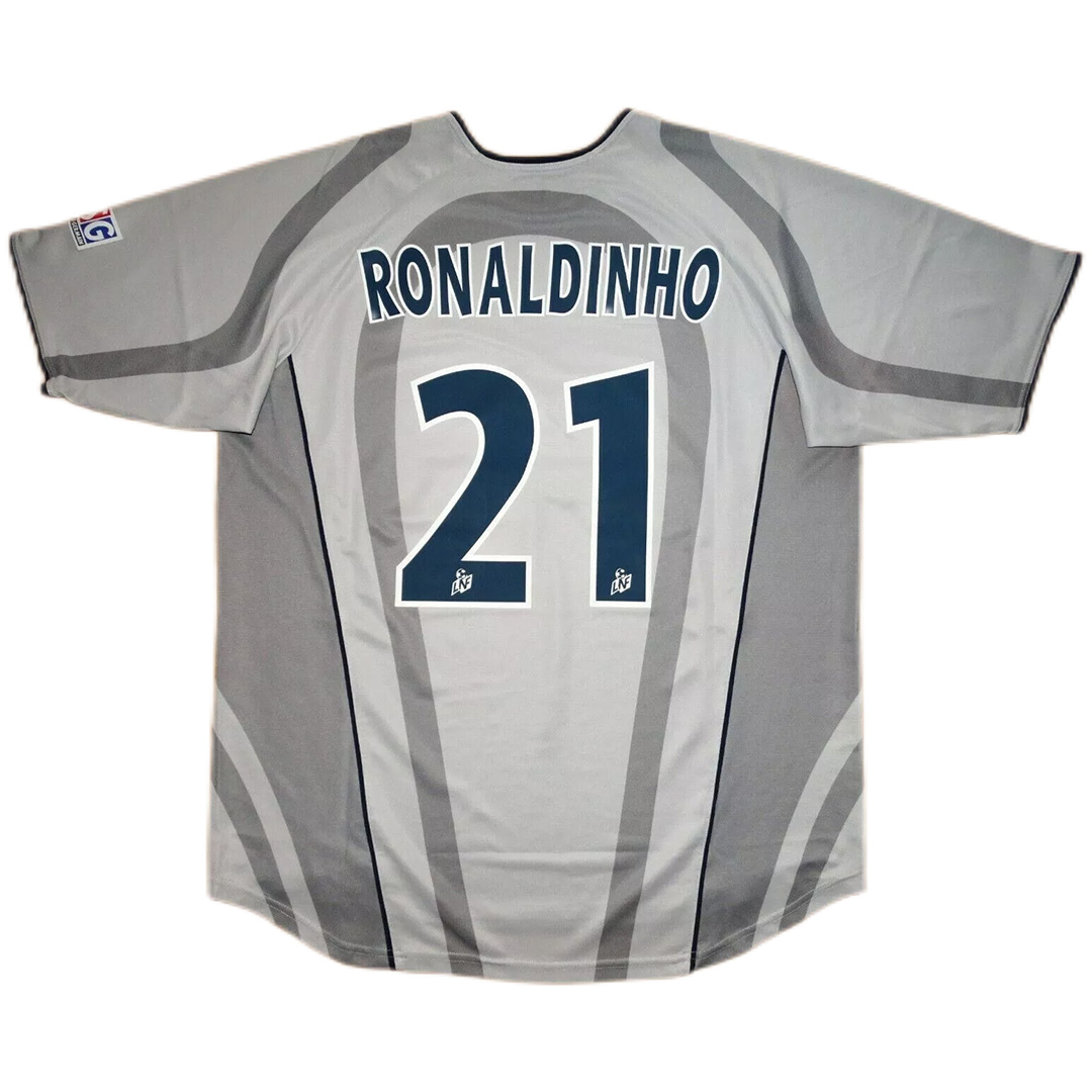 RONALDINHO #21 Retro PSG Away Jersey 2001/02 — PSG Away 2001/02