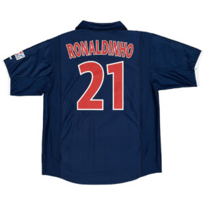 Ronaldinho #21 Retro PSG Home Jersey 2001/02 - Cancha Kits