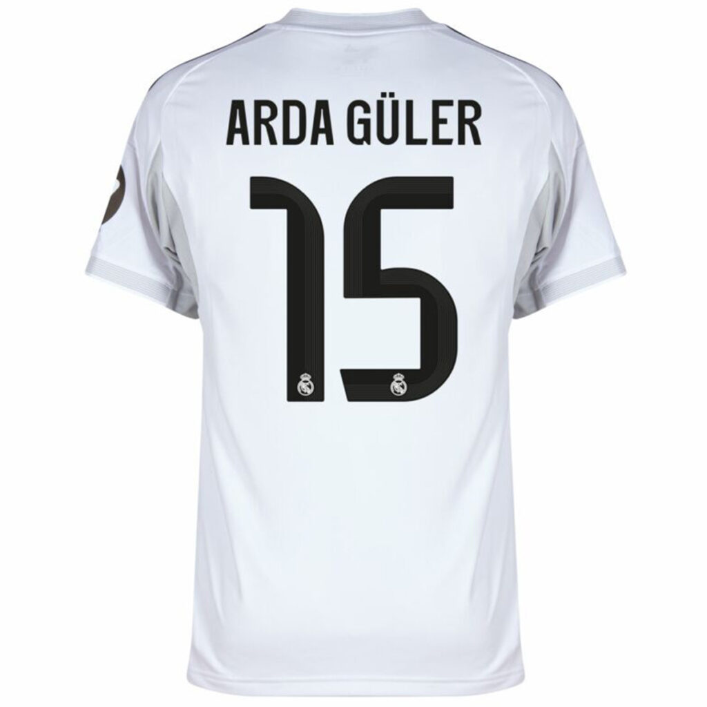 ARDA GÜLER #15 Real Madrid Home Jersey 2025/26 - Cancha Kits