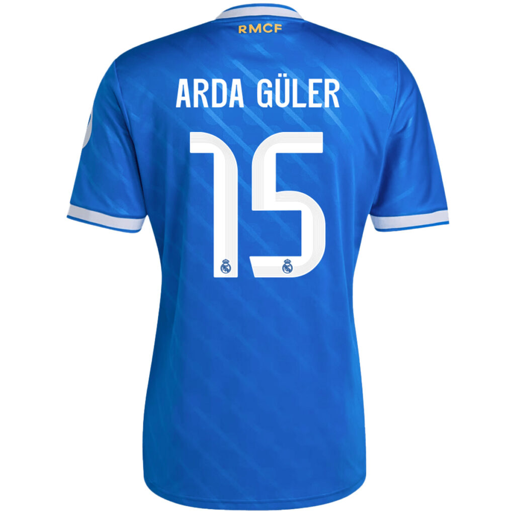 ARDA GÜLER #15 Real Madrid Third Jersey 2025/26 - Cancha Kits