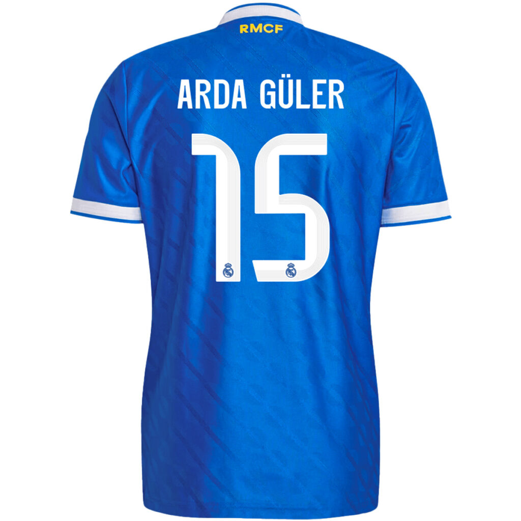 ARDA GÜLER #15 Real Madrid Third Match Jersey Player Version 2025/26 - Cancha Kits