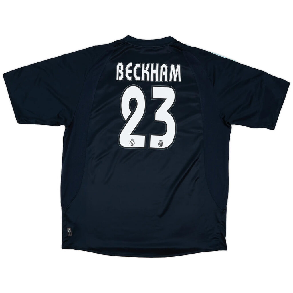 BECKHAM #23 Retro Real Madrid Away Jersey 2003/04 - Cancha Kits