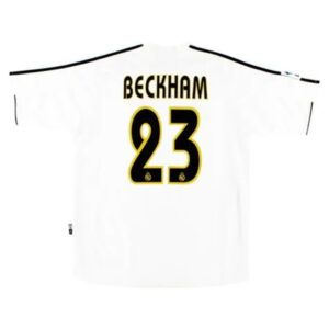 BECKHAM #23 Retro Real Madrid Home Jersey 2003/04 - Cancha Kits