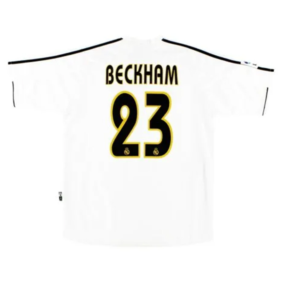 BECKHAM #23 Retro Real Madrid Home Jersey 2003/04 — Real Madrid Home 2003/04