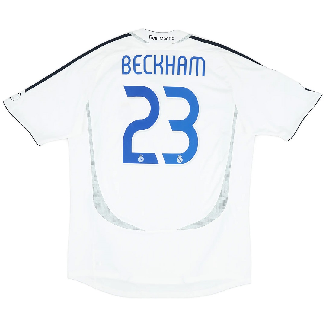 Beckham #23 Retro Real Madrid Home Jersey 2006/07 — Real Madrid Home 2006/07