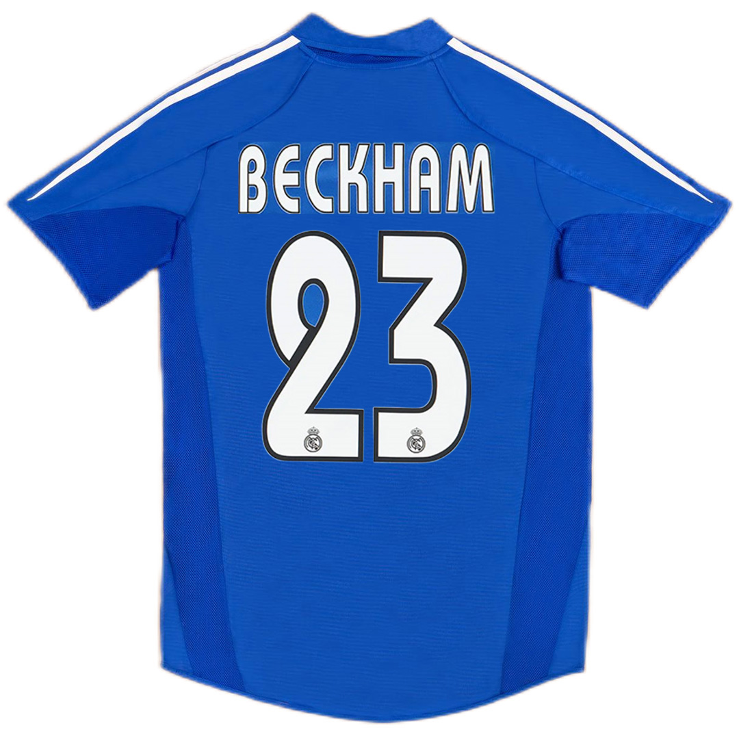 BECKHAM #23 Retro Real Madrid Third Jersey 2004/05 — Real Madrid Third Away 2004/05