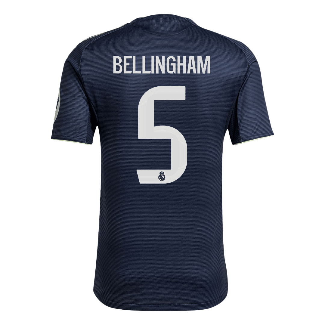 BELLINGHAM #5 Real Madrid Away Match Jersey Player Version 2025/26 — Real Madrid Away 2025/26