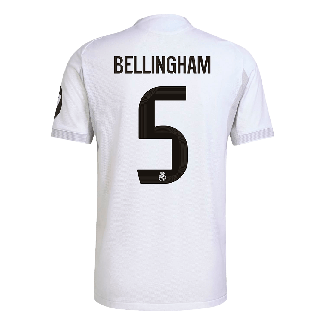 BELLINGHAM #5 Real Madrid Home Match Jersey Player Version 2025/26 — Real Madrid Home 2025/26
