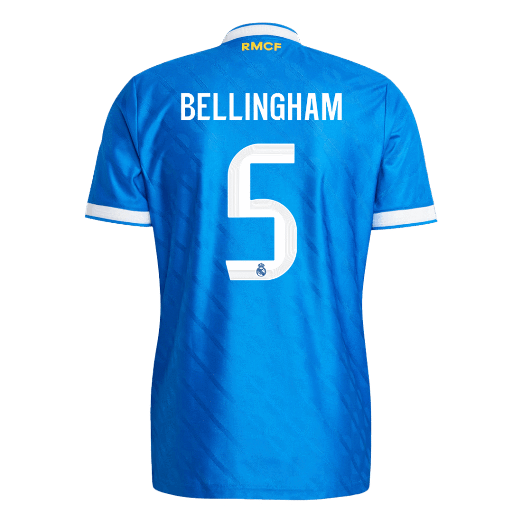 BELLINGHAM #5 Real Madrid Third Away Match Jersey Player Version 2025/26 - Cancha Kits