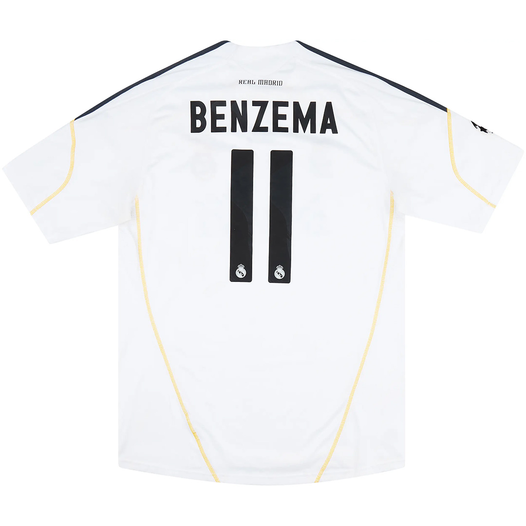 BENZEMA #11 Retro Real Madrid Home Jersey 2009/10 — Real Madrid Home 2009/10