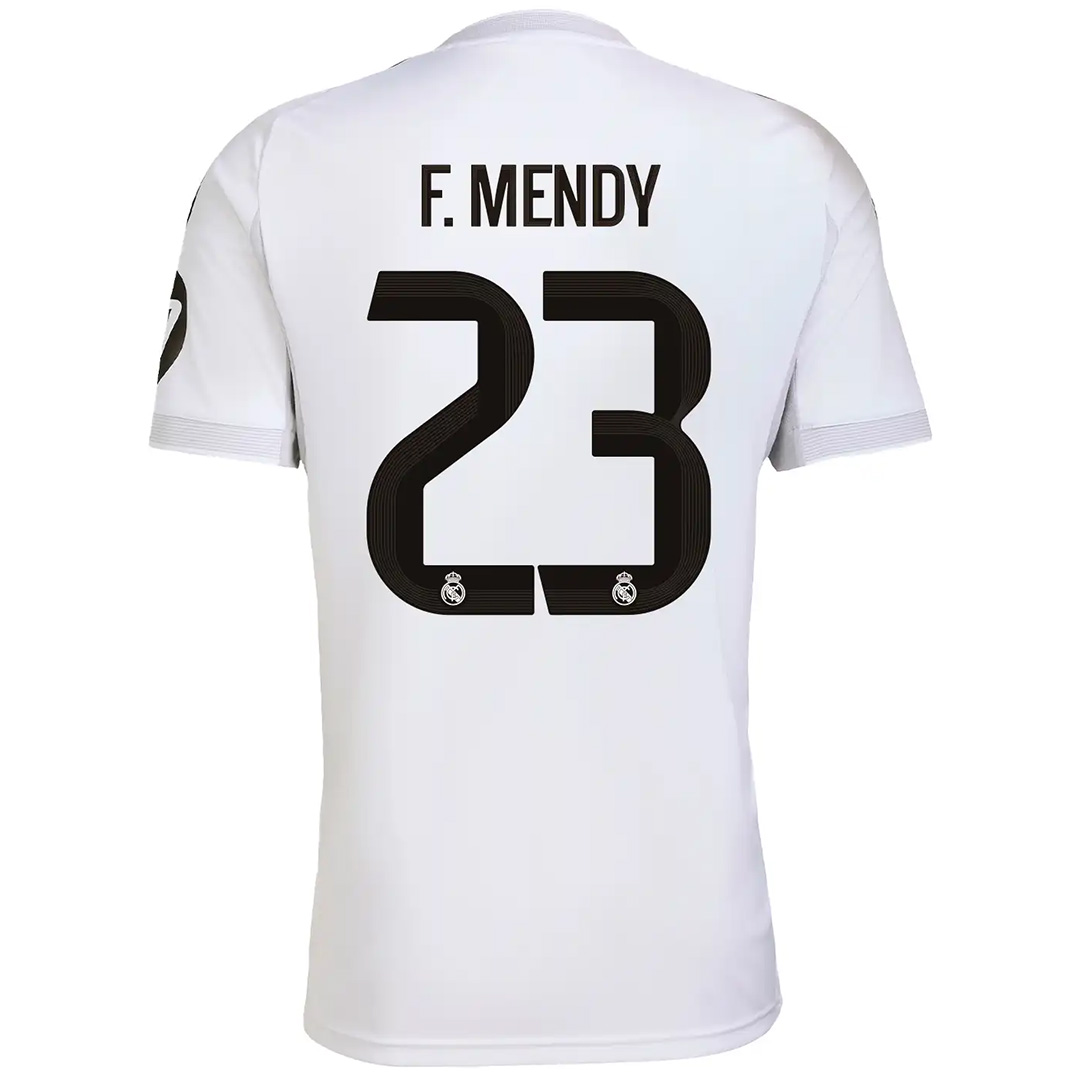 F.MENDY #23 Real Madrid Home Jersey 2025/26 — Real Madrid Home 2025/26