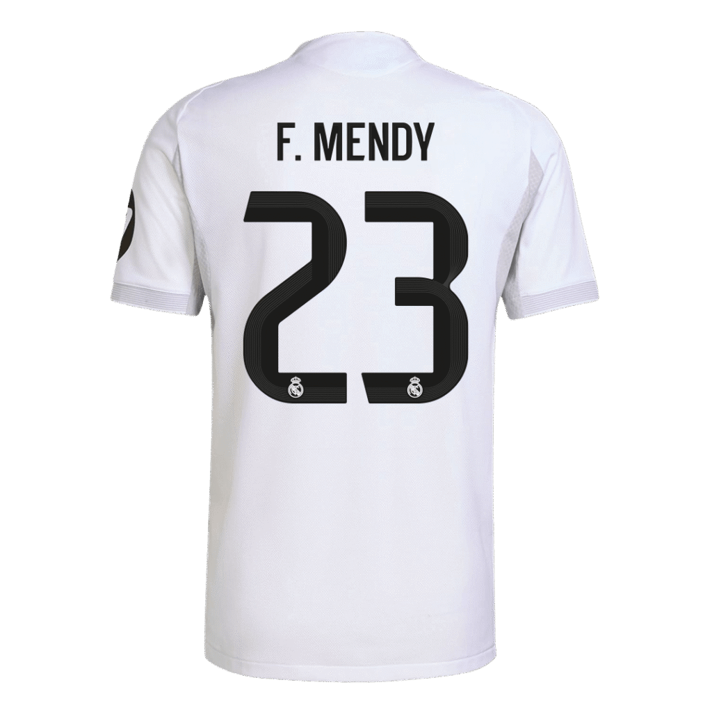F.MENDY #23 Real Madrid Home Match Jersey Player Version 2025/26 - Cancha Kits