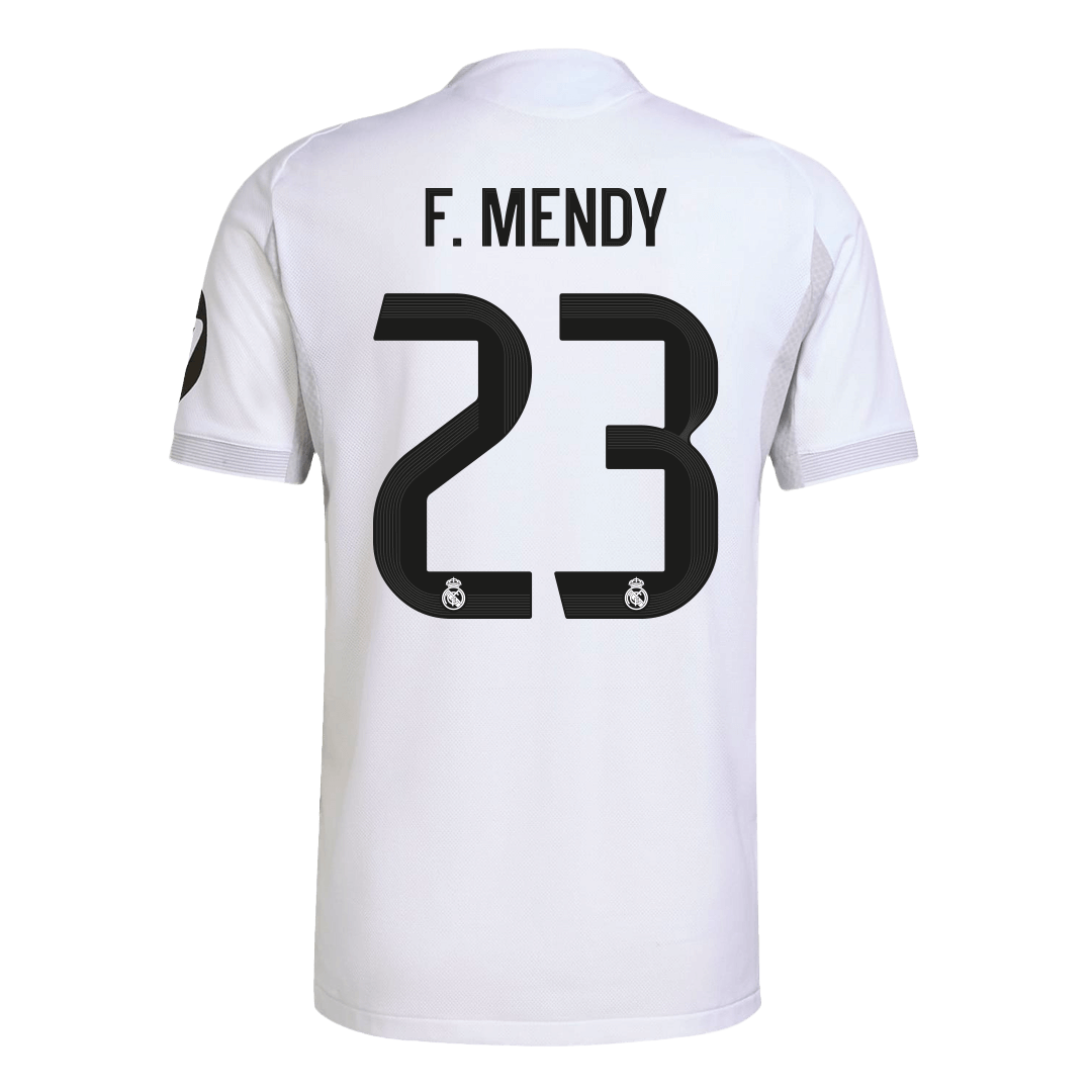 F.MENDY #23 Real Madrid Home Match Jersey Player Version 2025/26 — Real Madrid Home 2025/26