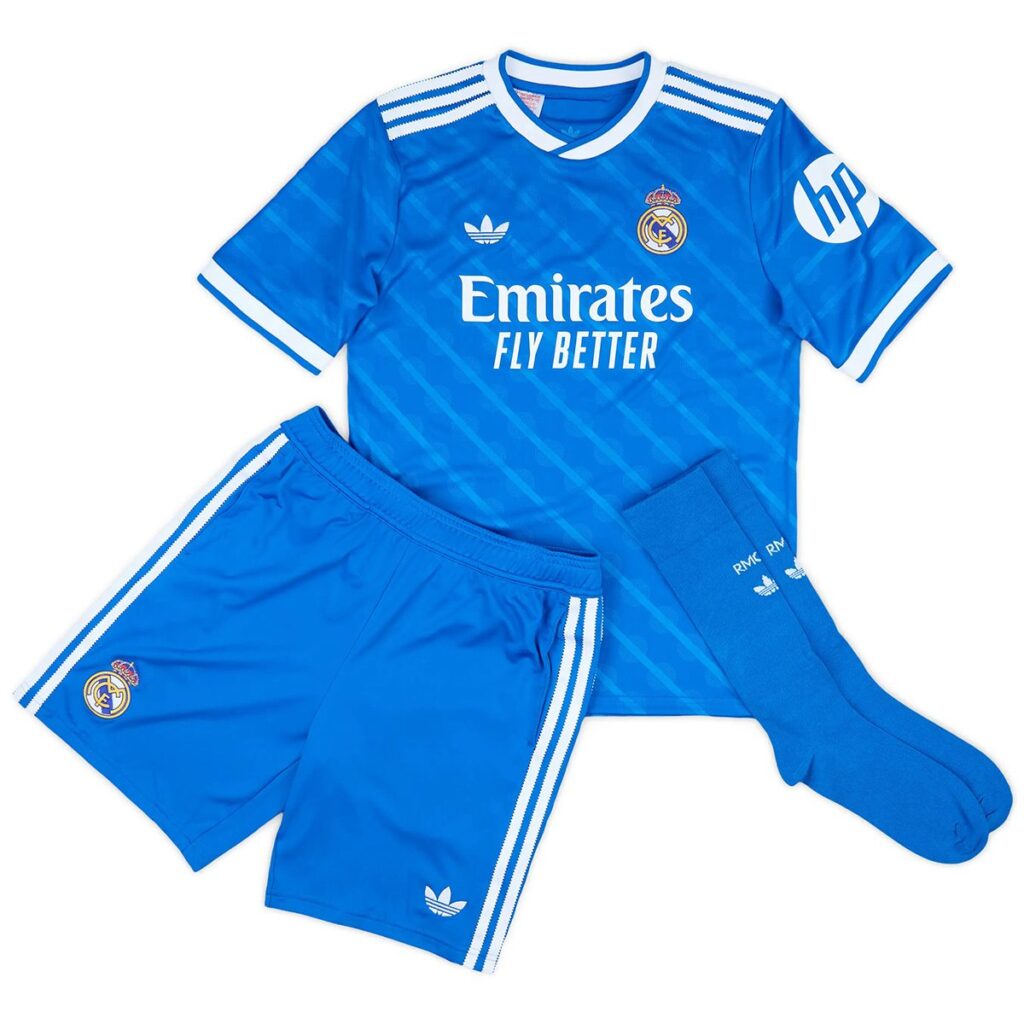 Kids Real Madrid Third Jersey Full Kit 2025/26 - Cancha Kits