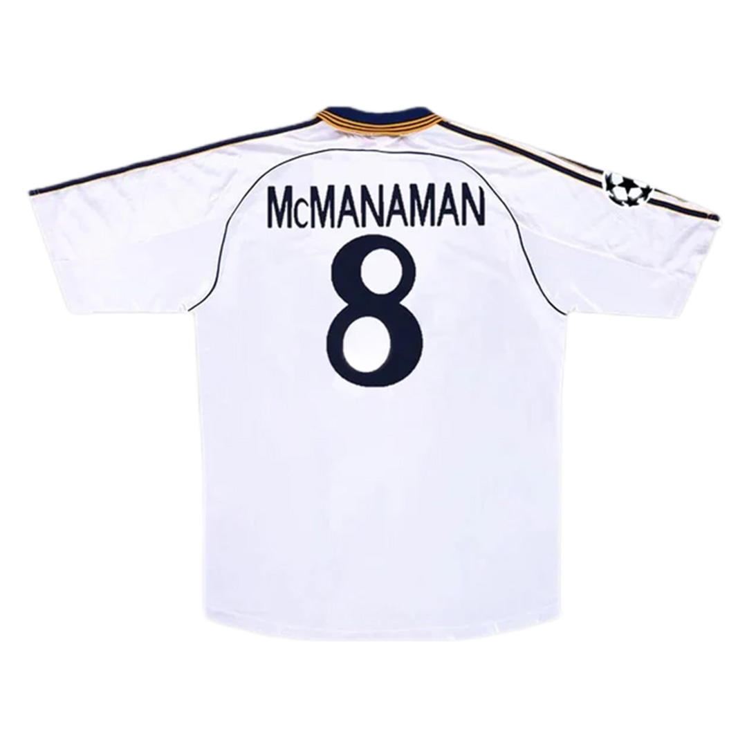 McMANAMAN #8 Retro Real Madrid Home Jersey 1998/00 — Real Madrid Home 1998/00