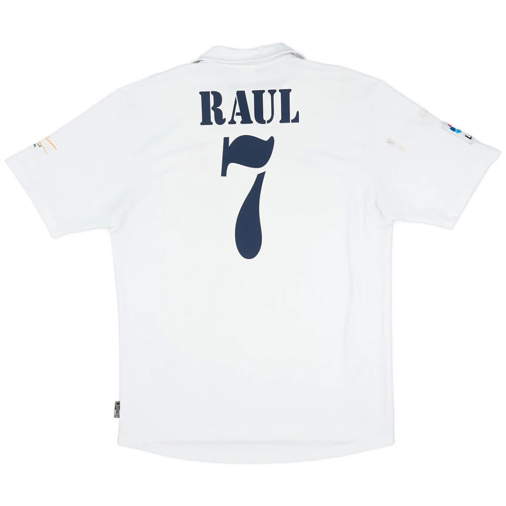 RAUL #7 Retro Real Madrid Centenary Home Jersey 2002/03 - Cancha Kits