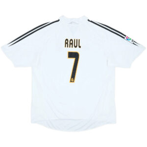 Raúl #7 Retro Real Madrid Home Jersey 2004/05 - Cancha Kits