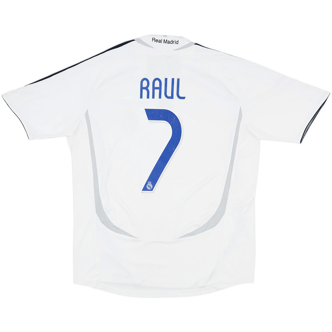 RAUL #7 Retro Real Madrid Home Jersey 2006/07 — Real Madrid Home 2006/07