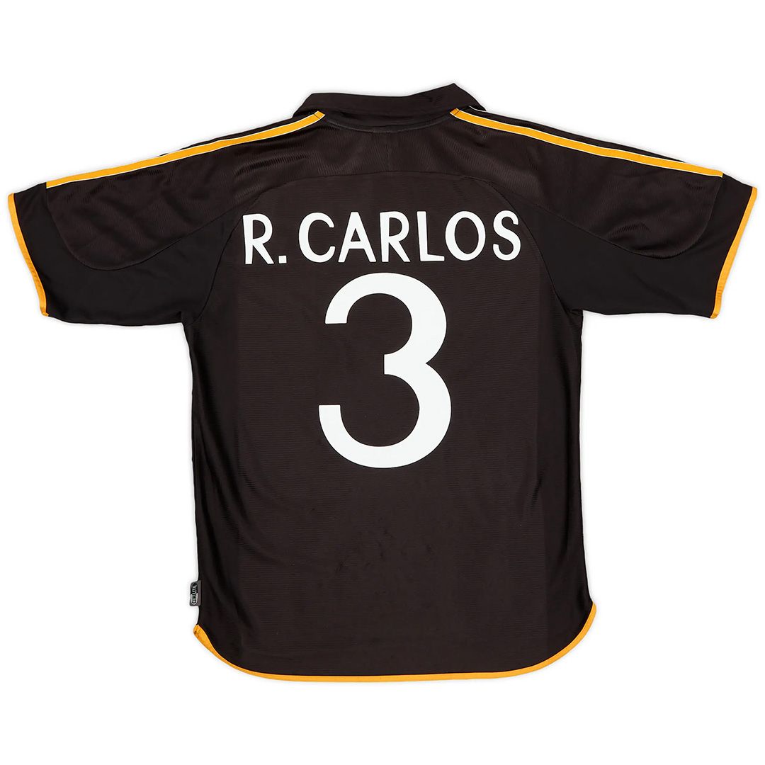 R.Carlos #3 Retro Real Madrid Away Jersey 1999/00 — Real Madrid Away 1999/00