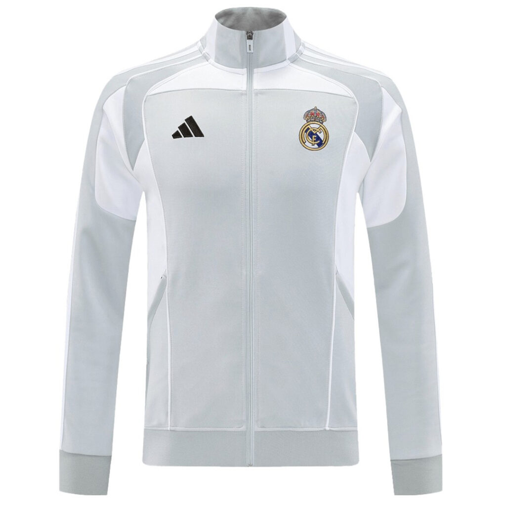 Real Madrid Anthem Jacket 07 Gray 2025/26 - Cancha Kits