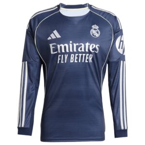 Real Madrid Away Long Sleeve Jersey 2025/26 - Cancha Kits