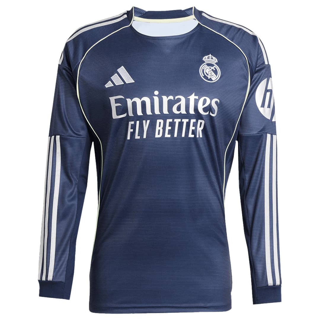 Real Madrid Away Long Sleeve Jersey — Real Madrid Away 2024/25