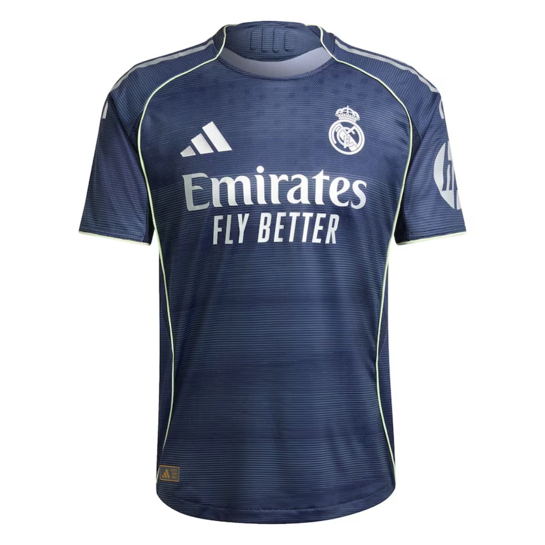 Real Madrid Away Match Jersey Player Version 2025/26 — Real Madrid Away 2025/26