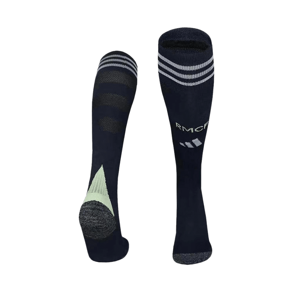 Real Madrid Away Soccer Socks – Navy 2025/26 - Cancha Kits