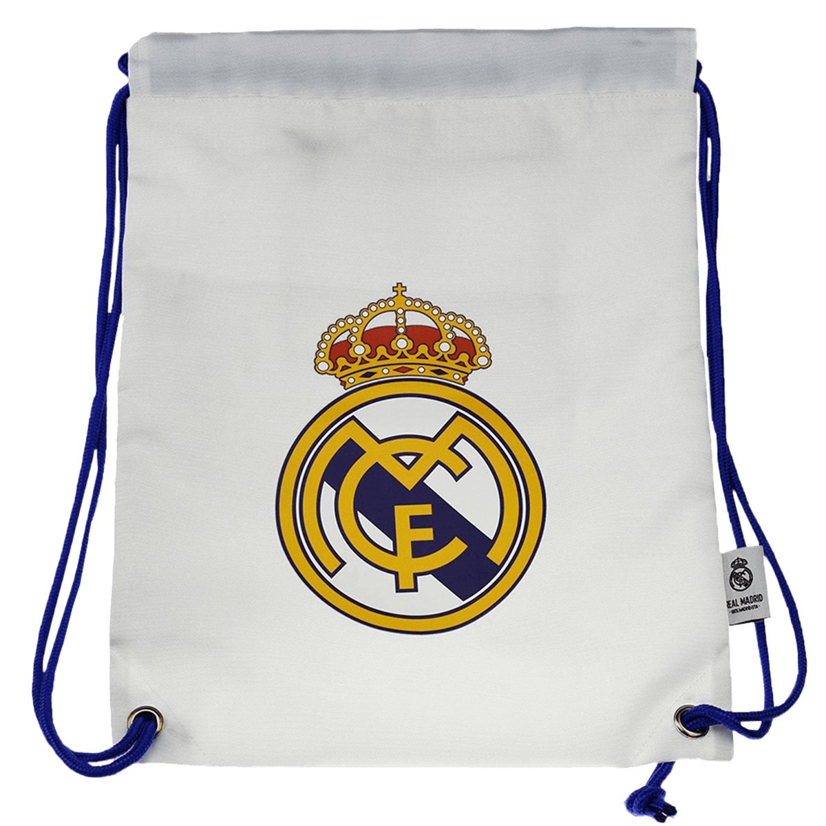 Real Madrid Crest Gymsack -White/Blue — Real Madrid Other