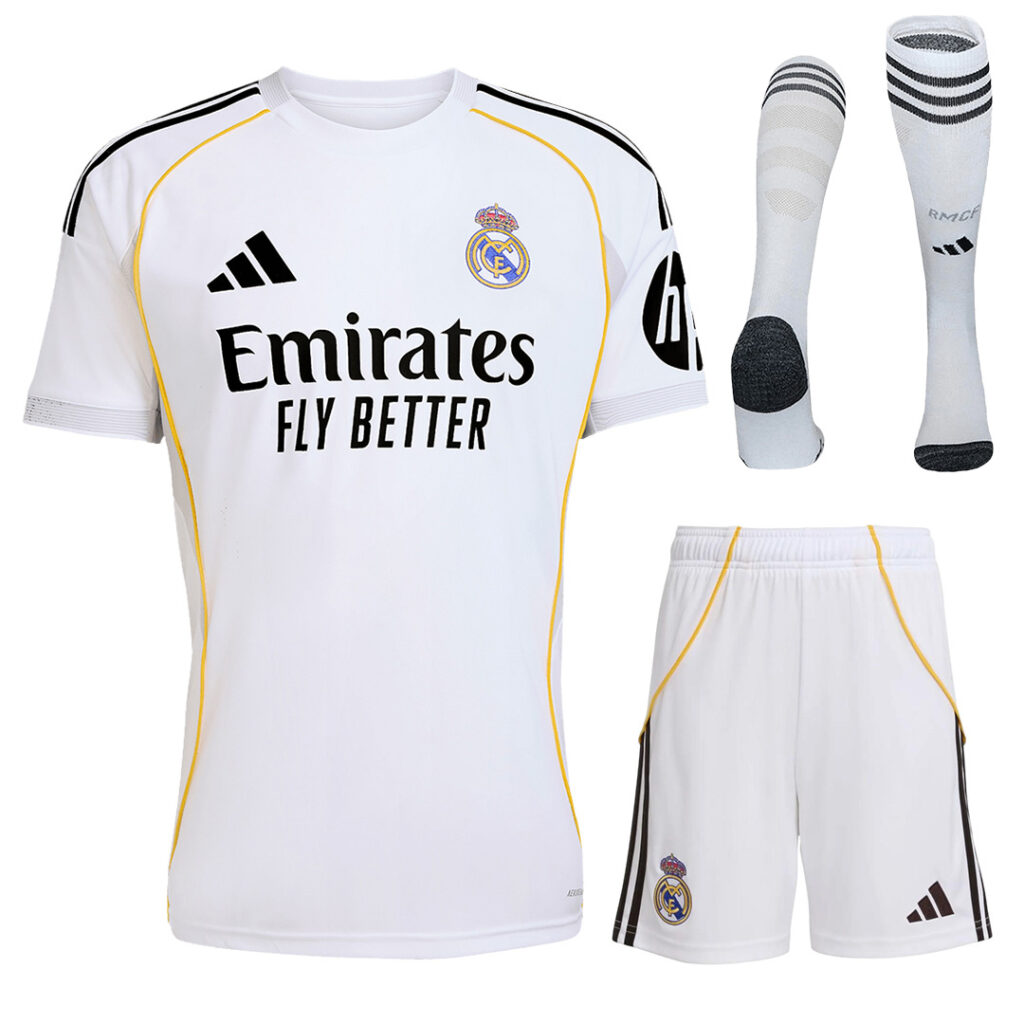 Real Madrid Home Jersey Full Kit 2025/26 - Cancha Kits