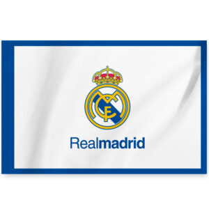 Real Madrid Team Flag - White/Blue - Cancha Kits