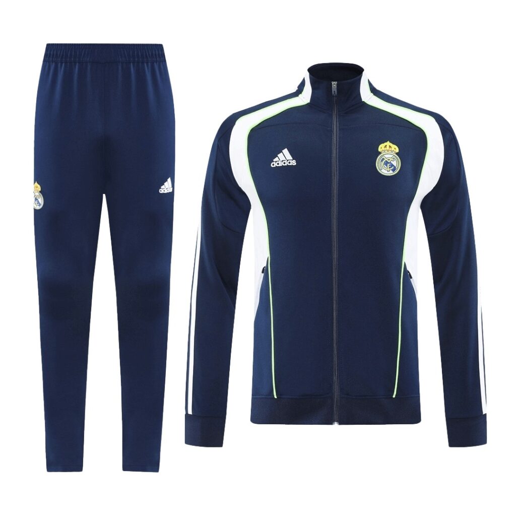 Real Madrid Training Tracksuit Kit(Jacket+Pants) 03 Navy 2025/26 - Cancha Kits