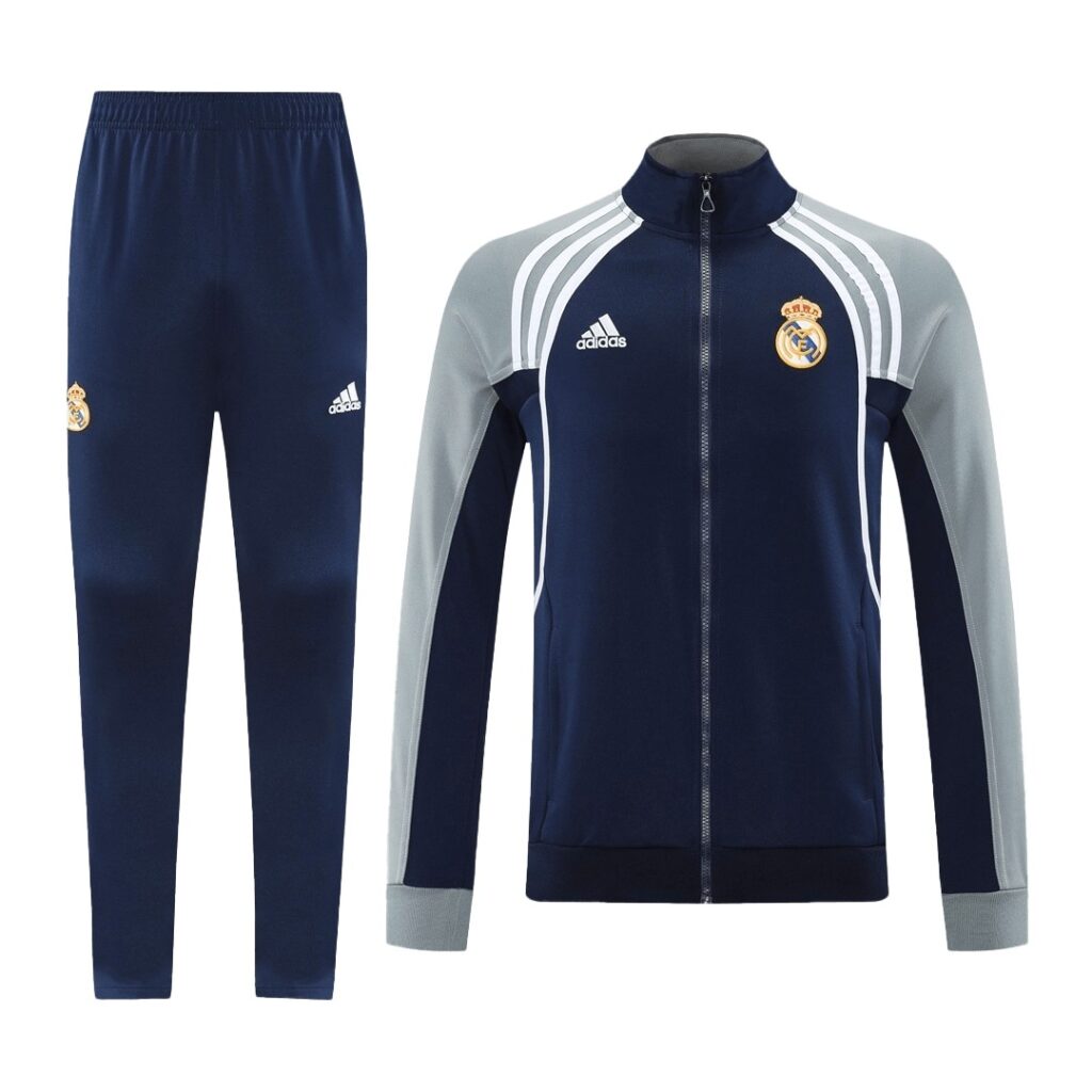 Real Madrid Training Tracksuit Kit(Jacket+Pants) 06 Navy 2025/26 - Cancha Kits
