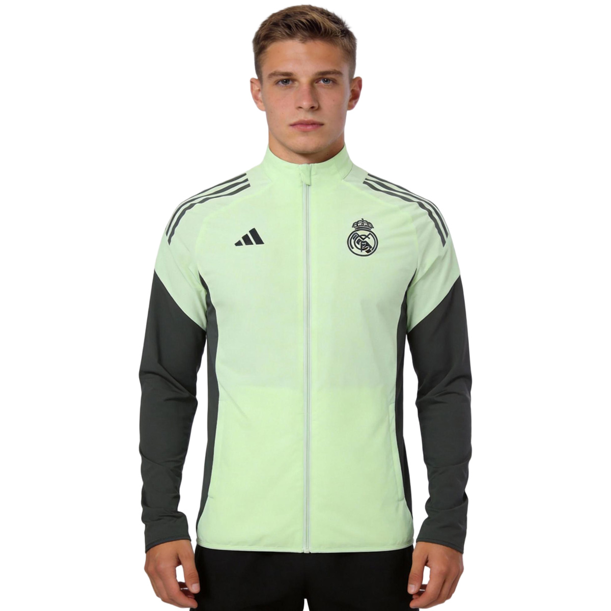 Real Madrid Windbreaker Jacket Green 2025/26 — Real Madrid Windbreaker 2025/26